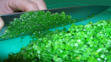 Schnittlauch,Graslauch,Gewürzpflanze,Zwiebelgewächs,Zwiebelgewächse,ziebelartig,Gewürz,Küche,frisch,Lauch,Kräuter,Gartenkräuter,schneiden,Messer,Lauchgewächs,mild,würzig,Vitamin A,Vitamin C,Mineralstoffe,Pflanze,Schneidebrett,gesund,Gesundheit,Gewächs,pflanzen,Saat Aussaat,kochen,Verzierung,Würfel, chives, Allium schoenoprasum,